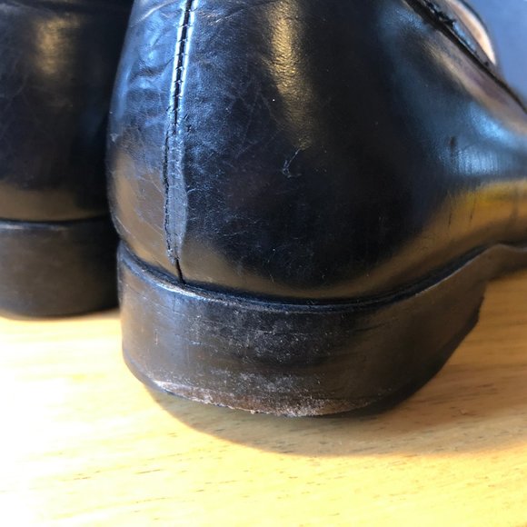 *Mens Lidfort Barneys New York Black Leather Loafer 9 - Picture 11 of 12